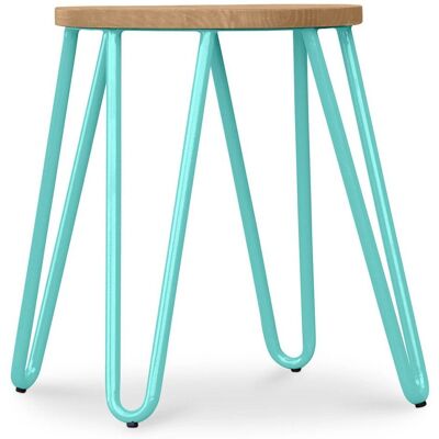 PRIVATEFLOOR Model Hairpin Stool - Pastel green - 42cm PRIVATEFLOOR Model Hairpin Stool - Pastel green - 42cm