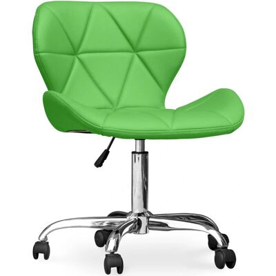 Silla de Oficina PRIVATEFLOOR Wito Verde - Giratoria, PU, Elevación a Gas, Base de Acero Silla de Oficina PRIVATEFLOOR Wito Verde - Giratoria, PU, Elevación a Gas, Base de Acero