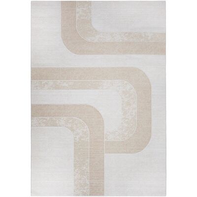Alfombra Grande de Diseño Contemporáneo - Beige - Alfombra Alfombra Grande de Diseño Contemporáneo - Beige - Alfombra