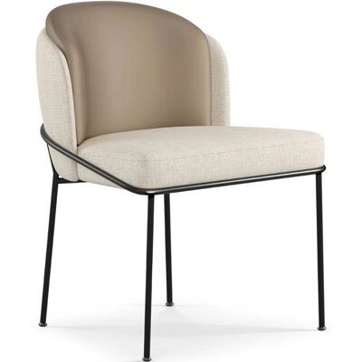 PRIVATEFLOOR Amin Beige Sedia da Pranzo - Sedia da Pranzo PRIVATEFLOOR Amin Beige Sedia da Pranzo - Sedia da Pranzo