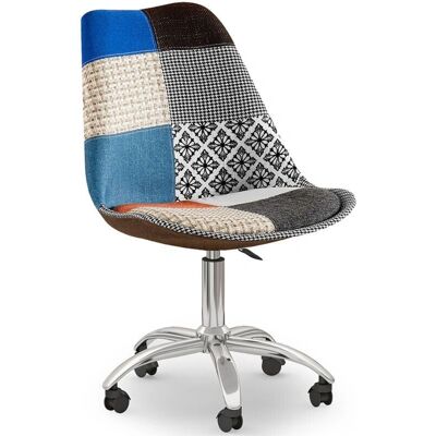 PRIVATEFLOOR Pixi Multicolor Drehstuhl - Patchwork PRIVATEFLOOR Pixi Multicolor Drehstuhl - Patchwork