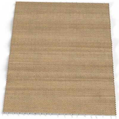 PRIVATEFLOOR Alfombra de yute - Natural - 120x150 cm - Rectangular - Estilo Boho PRIVATEFLOOR Alfombra de yute - Natural - 120x150 cm - Rectangular - Estilo Boho