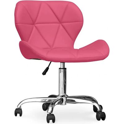 Chaise de Bureau PRIVATEFLOOR Wito Fucsia - Pivotante, Similicuir, Réglable en Hauteur - Publicité Chaise de Bureau PRIVATEFLOOR Wito Fucsia - Pivotante, Similicuir, Réglable en Hauteur - Publicité