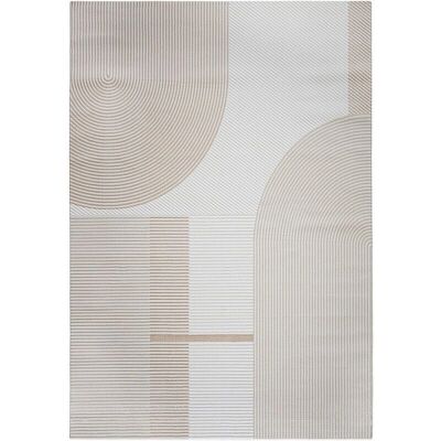 ICONIK INTERIOR Alfombra Grande Beige - Diseño Contemporáneo ICONIK INTERIOR Alfombra Grande Beige - Diseño Contemporáneo
