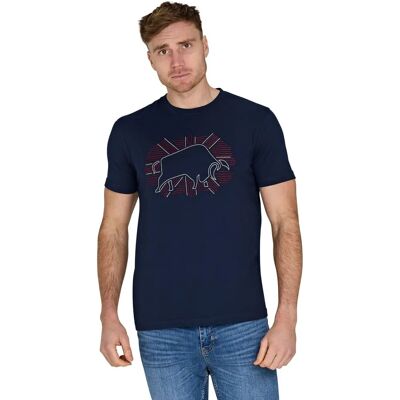Raging Bull Outburst Union Jack Bull T-Shirt - Navy - L - T-Shirt Raging Bull Outburst Union Jack Bull T-Shirt - Navy - L - T-Shirt