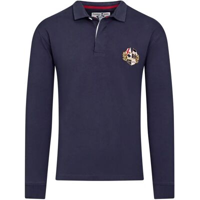 Raging Bull Klassisches Rugby-Shirt - Marineblau Raging Bull Klassisches Rugby-Shirt - Marineblau