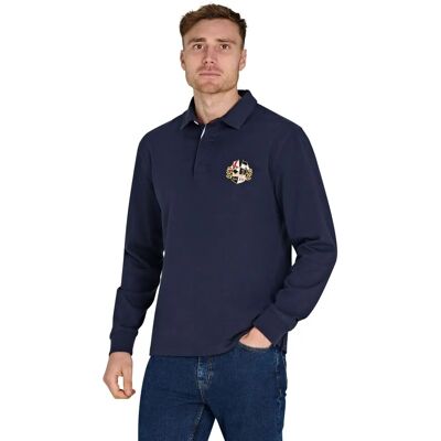 Raging Bull Klassisches Rugby-Shirt - Navy Raging Bull Klassisches Rugby-Shirt - Navy