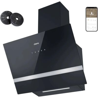Ciarra Wandmontierte Dunstabzugshaube - 4 Geschwindigkeiten - Schwarz Ciarra Wandmontierte Dunstabzugshaube - 4 Geschwindigkeiten - Schwarz