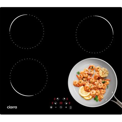 Ciarra Induktionskochfeld 59 cm 6000w mit Timer und Touch-Steuerung Ciarra Induktionskochfeld 59 cm 6000w mit Timer und Touch-Steuerung