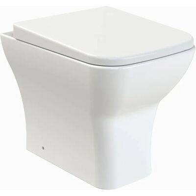 Balterley Rimless Back to Wall Toilet - 410mm x 365mm x 500mm Balterley Rimless Back to Wall Toilet - 410mm x 365mm x 500mm