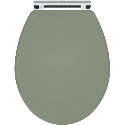 Balterley - Traditional Soft Close - Top Fix Toilet Seat - Satin Green Balterley - Traditional Soft Close - Top Fix Toilet Seat - Satin Green