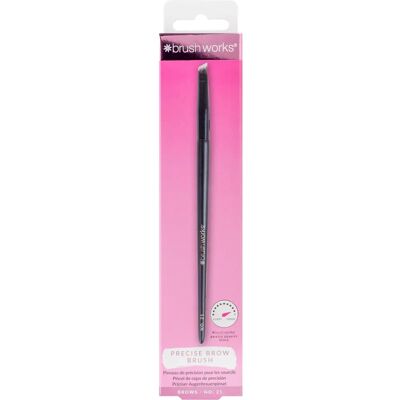 Brushworks Precise Brow - Eyebrow Brush for Women - Travel Friendly Brushworks Precise Brow - Eyebrow Brush for Women - Travel Friendly
