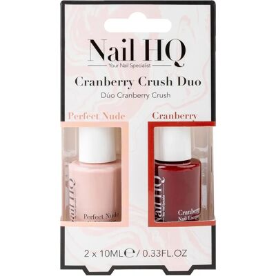 Nail HQ Cranberry Crush Duo Kit de Vernis - Kit de Vernis Nail HQ Cranberry Crush Duo Kit de Vernis - Kit de Vernis