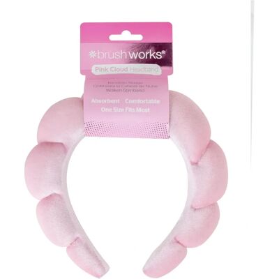 Brushworks Pink Cloud Headband - Pannband för kvinnor Brushworks Pink Cloud Headband - Pannband för kvinnor