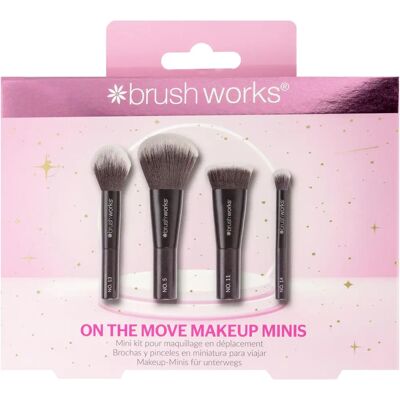 Brushworks On The Move Makeup Minis Complexion - Meikkisivellinsetti Brushworks On The Move Makeup Minis Complexion - Meikkisivellinsetti