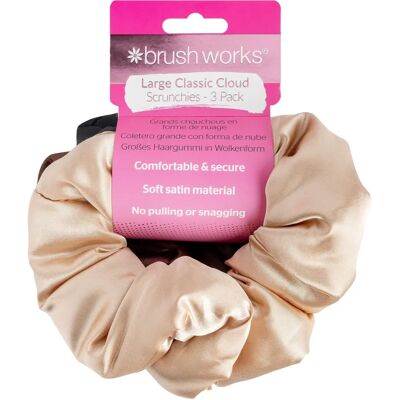 Brushworks Store Store Large Classic Cloud Scrunchies - Scrunchies Brushworks Store Store Large Classic Cloud Scrunchies - Scrunchies