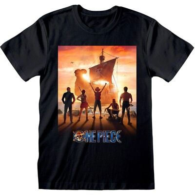 Heroes Inc One Piece T-paita - Musta - T-paita Heroes Inc One Piece T-paita - Musta - T-paita