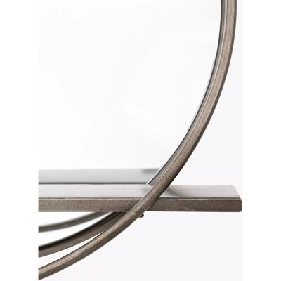 Gallery Direct Clanton Black Wall Mirror & Shelf - Wall Decor Gallery Direct Clanton Black Wall Mirror & Shelf - Wall Decor