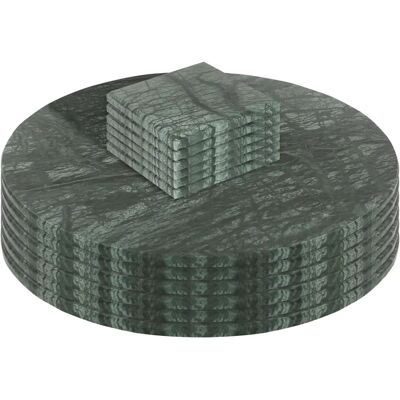 Argon Tableware - Marble Placemats Set - Green - Tableware Argon Tableware - Marble Placemats Set - Green - Tableware