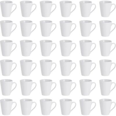 Argon Tableware 36x 285ml White Latte Mugs - Mugs Argon Tableware 36x 285ml White Latte Mugs - Mugs