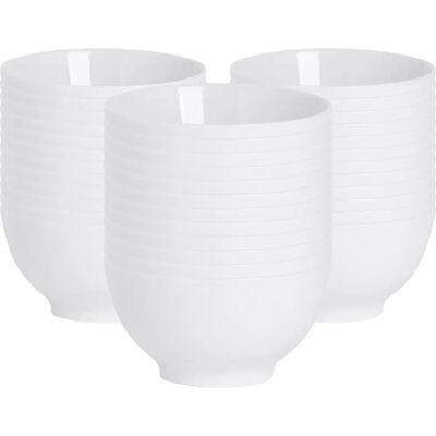 Argon Tableware 36x White Rice Bowls - Bowls Argon Tableware 36x White Rice Bowls - Bowls