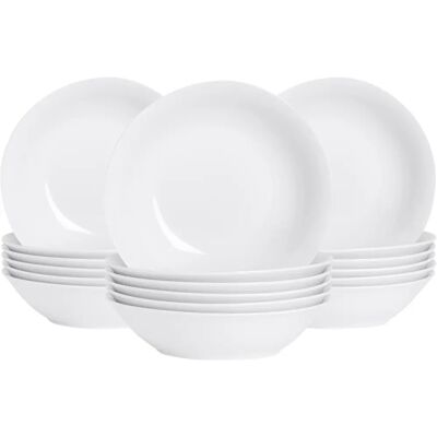 Argon Tableware 18x Classic White Pasta Bowls - 25.5cm - Pasta Bowls Argon Tableware 18x Classic White Pasta Bowls - 25.5cm - Pasta Bowls