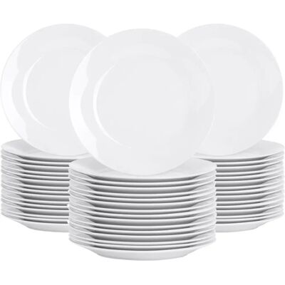 Argon Tableware 48x Classic White Dessert Plates - Tableware Argon Tableware 48x Classic White Dessert Plates - Tableware