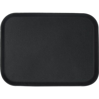 Argon - 1x Noir 56x41 Rectangular Non-slip Plastic Tray - Tableware Argon - 1x Noir 56x41 Rectangular Non-slip Plastic Tray - Tableware