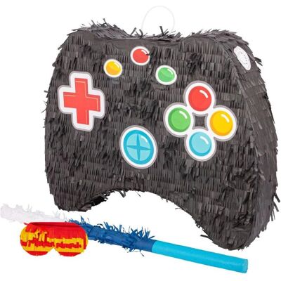Fax Potato - 3pc Pinata - Blue Baton - Blindfold - Party Game Fax Potato - 3pc Pinata - Blue Baton - Blindfold - Party Game