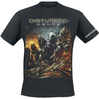 Disturbed Evolution The Guy T-Shirt Schwarz - Kurzarm - Unisex Disturbed Evolution The Guy T-Shirt Schwarz - Kurzarm - Unisex