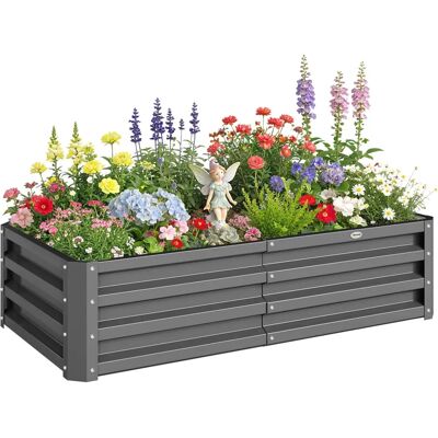 Outsunny - Raised Garden Bed Elevated Planter Box Outsunny - Raised Garden Bed Elevated Planter Box