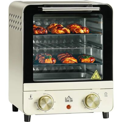 HOMCOM Mini Oven - Cream White - Mini Oven HOMCOM Mini Oven - Cream White - Mini Oven