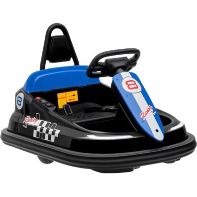 HOMCOM Kids Bumper Car - 6V, Black, 360° Spin, 2 Speeds HOMCOM Kids Bumper Car - 6V, Black, 360° Spin, 2 Speeds