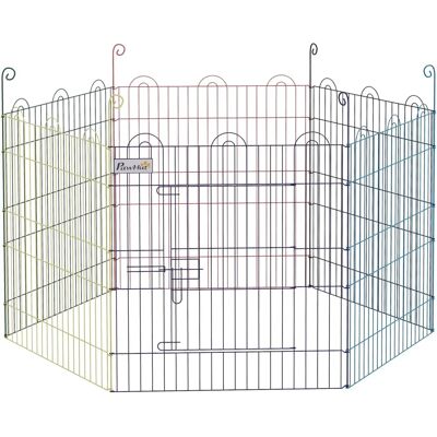 PawHut Pet Playpen - Six-Panel Versatile Indoor & Outdoor Crate PawHut Pet Playpen - Six-Panel Versatile Indoor & Outdoor Crate