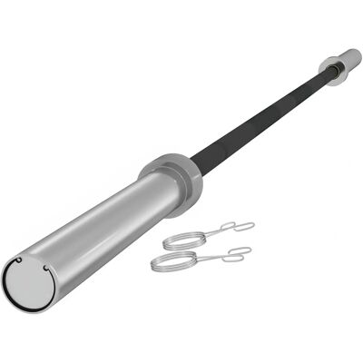 SPORTNOW Steel Olympic Barbell 210cm - 200kg Capacity SPORTNOW Steel Olympic Barbell 210cm - 200kg Capacity