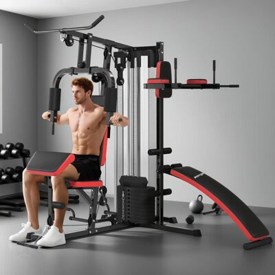 SPORTNOW - Multi Gym - Sit Up Bench - Dip Bars - Fitness Equipment SPORTNOW - Multi Gym - Sit Up Bench - Dip Bars - Fitness Equipment