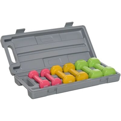 HOMCOM 6kg Dumbbell - Fitness Weights Set for Men and Women HOMCOM 6kg Dumbbell - Fitness Weights Set for Men and Women