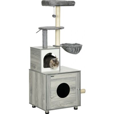 PawHut Cat Litter Box Enclosure - Cat House PawHut Cat Litter Box Enclosure - Cat House