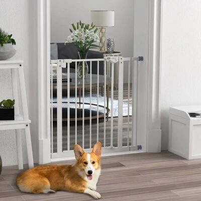 PawHut - Adjustable Safety Gate - White - 1 Extension - Safety Gate PawHut - Adjustable Safety Gate - White - 1 Extension - Safety Gate
