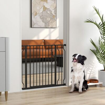 PawHut - Dog Gate Wide Stair Gate - 75-95 cm - Safety Gate PawHut - Dog Gate Wide Stair Gate - 75-95 cm - Safety Gate