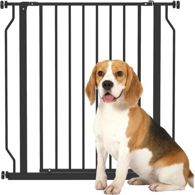 PawHut - Wide Stair Gate w/ Door - 75-85W cm - Dog Gate PawHut - Wide Stair Gate w/ Door - 75-85W cm - Dog Gate