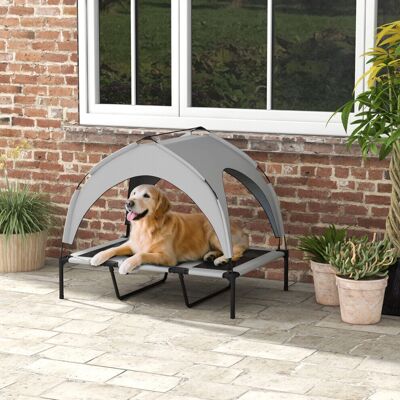 PawHut - Cooling Raised Dog Bed - Light Grey - L - Dog Bed PawHut - Cooling Raised Dog Bed - Light Grey - L - Dog Bed