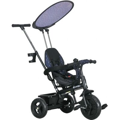 HOMCOM - 6 in 1 Kids Tricycle - Dark Blue - Tricycle HOMCOM - 6 in 1 Kids Tricycle - Dark Blue - Tricycle