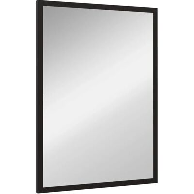 HOMCOM 70x50cm Wall Bathroom Mirror - Black HOMCOM 70x50cm Wall Bathroom Mirror - Black