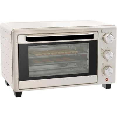 HOMCOM Mini Oven - Cream - Electric Mini Oven HOMCOM Mini Oven - Cream - Electric Mini Oven