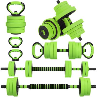 SPORTNOW - Weight Set - 40kg - Stand de pompes - Ensemble de poids - Publicité SPORTNOW - Weight Set - 40kg - Stand de pompes - Ensemble de poids - Publicité