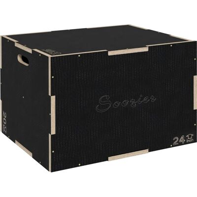 SPORTNOW - Wooden Pylo Box 51/61/76 cm - Plyometric Box SPORTNOW - Wooden Pylo Box 51/61/76 cm - Plyometric Box