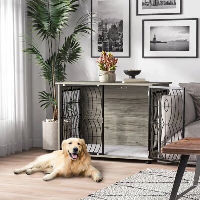 PawHut - Dog Crate End Table - Large - Pet Furniture PawHut - Dog Crate End Table - Large - Pet Furniture