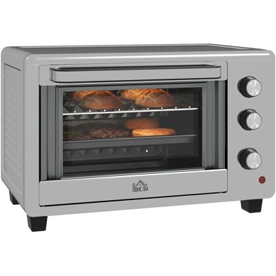 HOMCOM 30L - Silver - Electric Mini Oven HOMCOM 30L - Silver - Electric Mini Oven