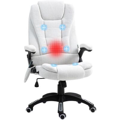 Vinsetto - Office Chair - Cream White - Chair Vinsetto - Office Chair - Cream White - Chair